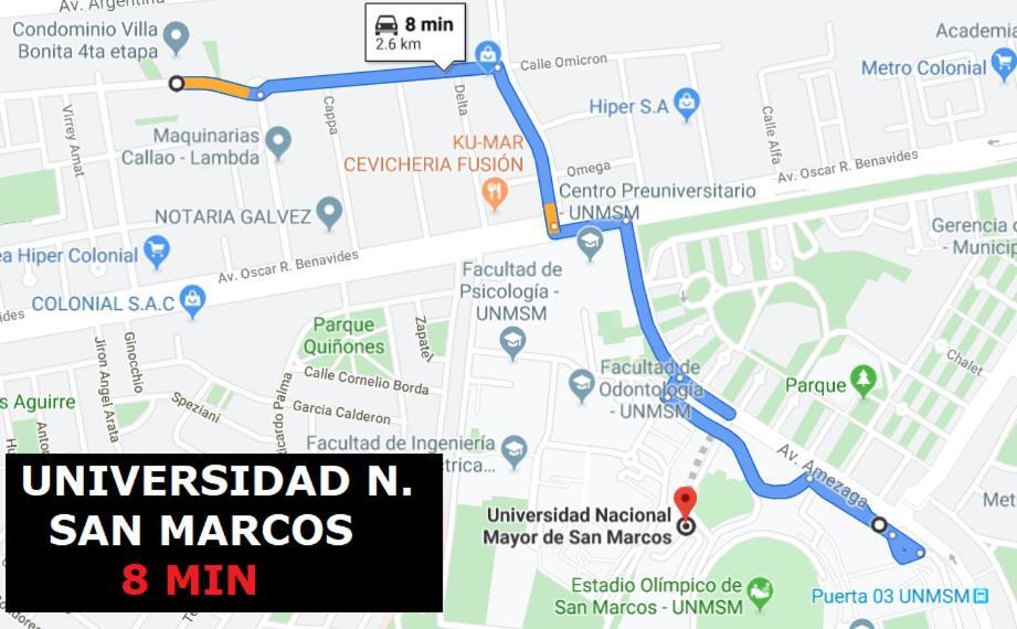 Apartament The White Lion 2 / 10 Min Airport Lima Zewnętrze zdjęcie